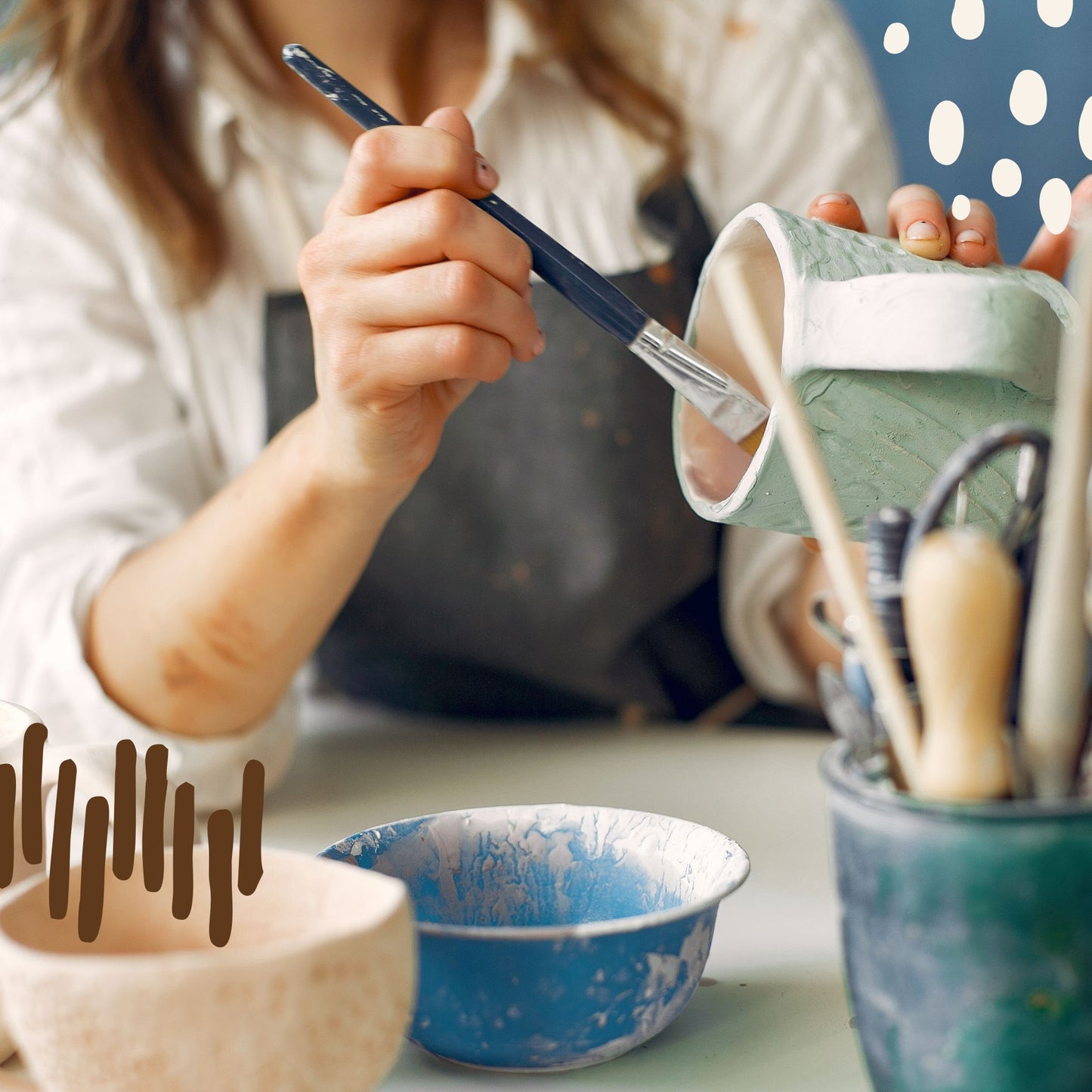 🎨 Keramik-Bemalkurs · Dienstag, 8. Juli 2025 · 18:30–20:30 Uhr