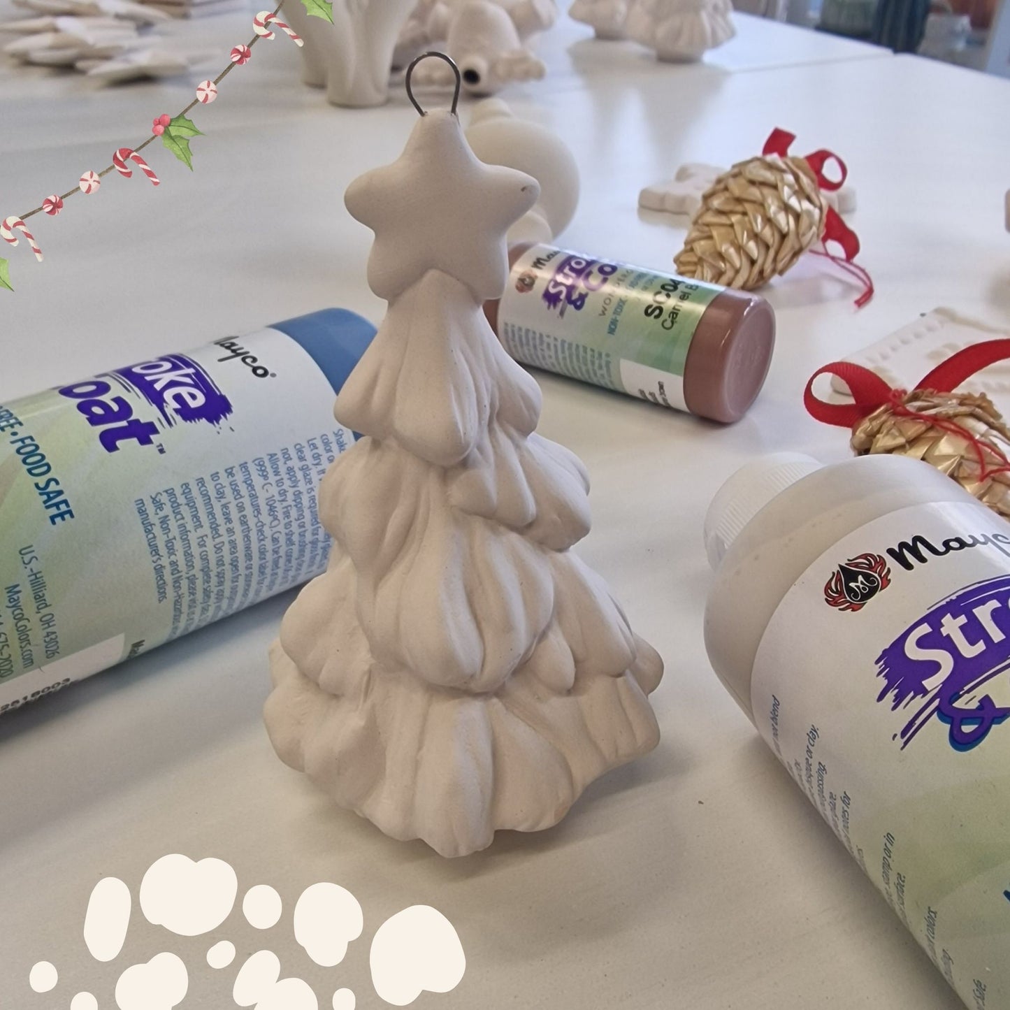 ✨ Christbaumanhänger bemalen – Weihnachtskurs in der Kneterei | 4. Dezember 2025