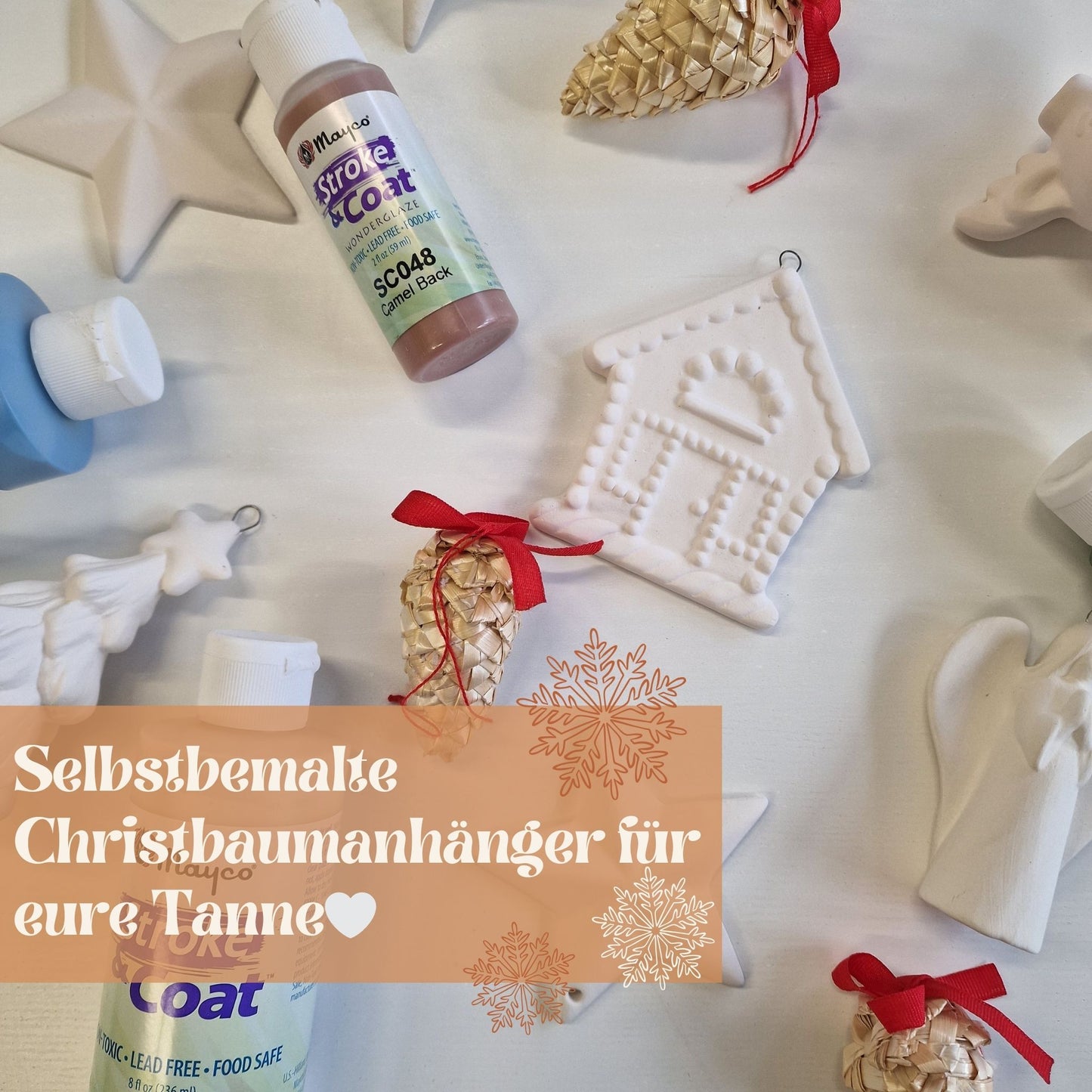 ✨ Christbaumanhänger bemalen – Weihnachtskurs in der Kneterei | 4. Dezember 2025