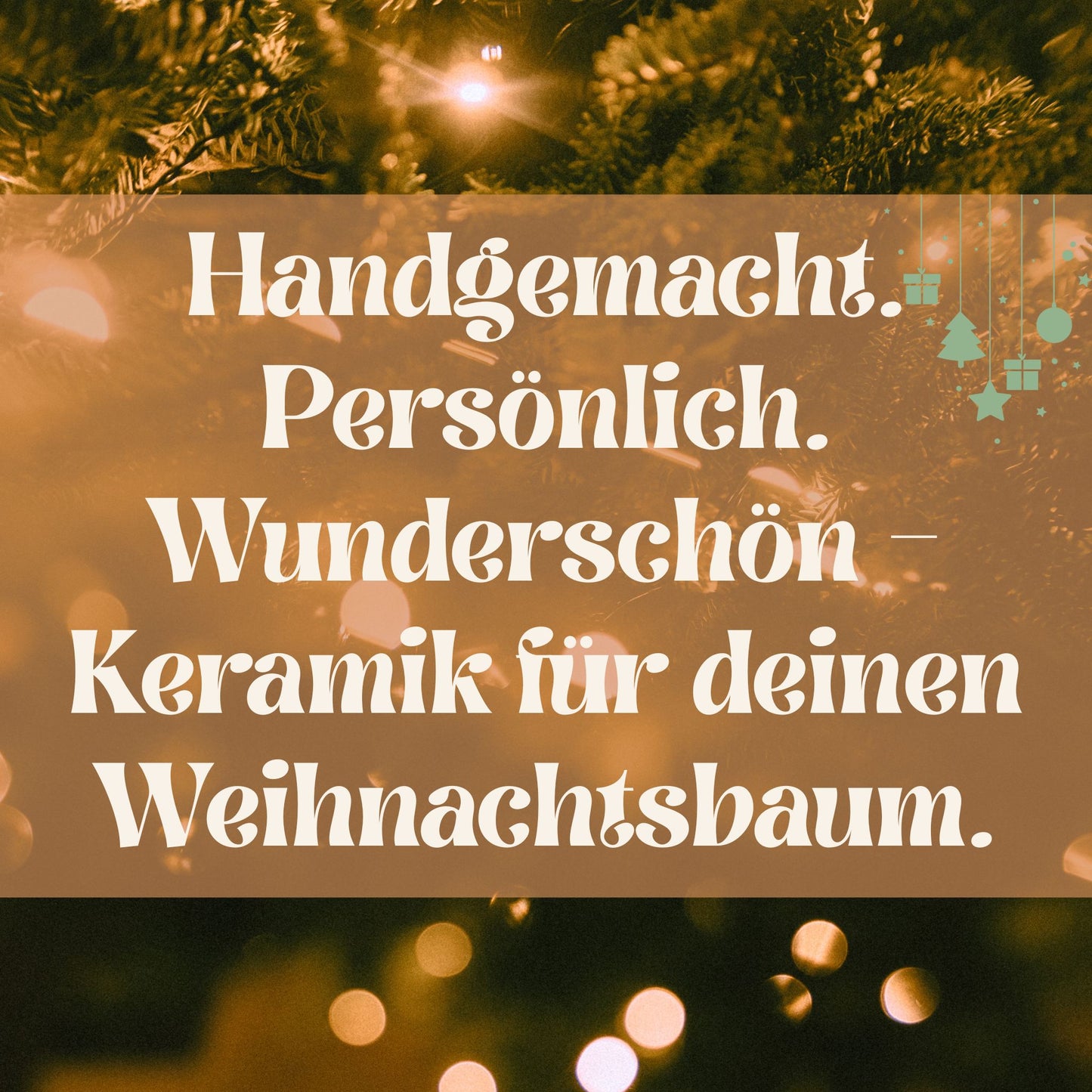 Christbaumanhänger aus Ton gestalten – Handbuilding-Workshop in Lippstadt | 10. November