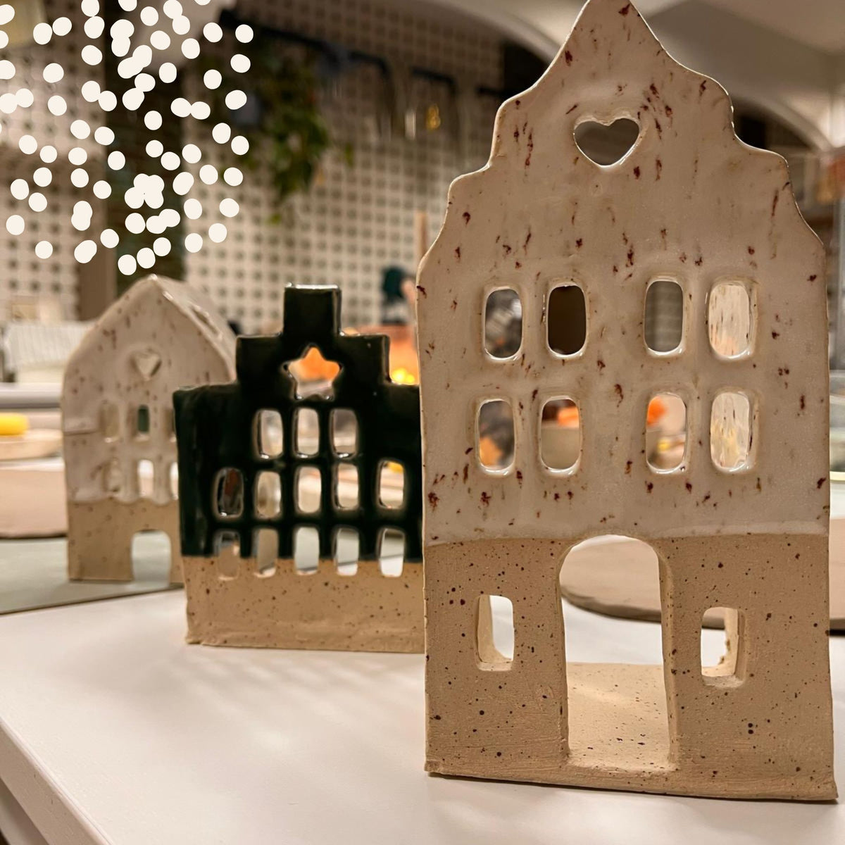 🏠 Lichthäuser töpfern | Freitag, 13.11. | 17:00–19:00 Uhr